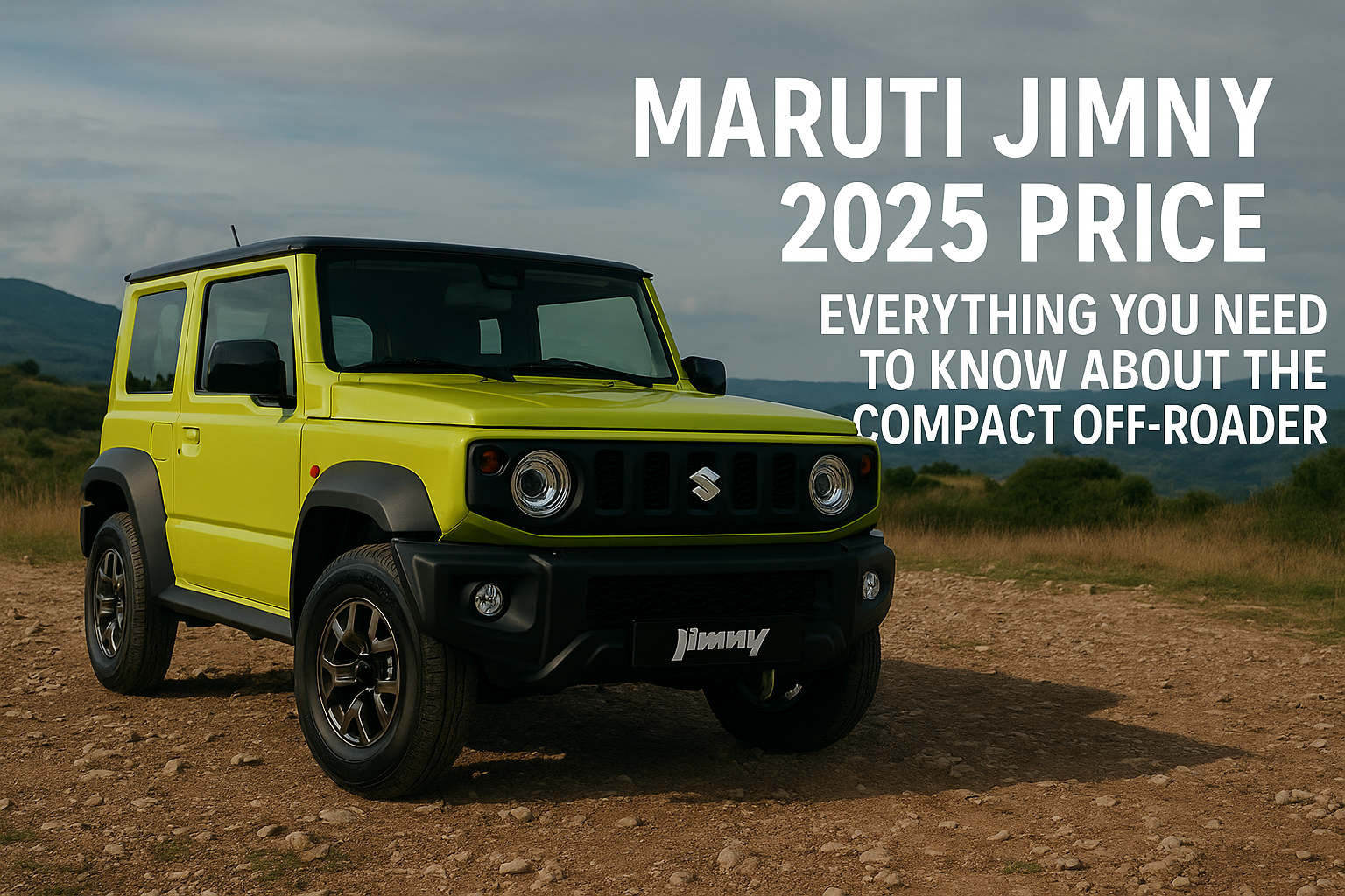 maruti jimny, maruti jimny price, maruti jimny on road price, maruti jimny interior, maruti jimny mileage